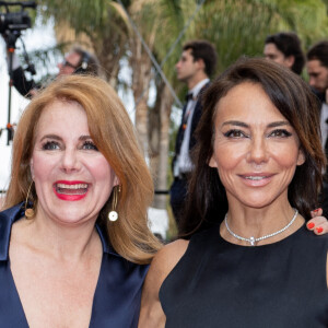 Ariane Seguillon, Sandra Sisley - Montée des marches du film "Broker (Les bonnes étoiles)" lors du 75e Festival de Cannes. Le 26 mai 2022. © Olivier Borde / Bestimage