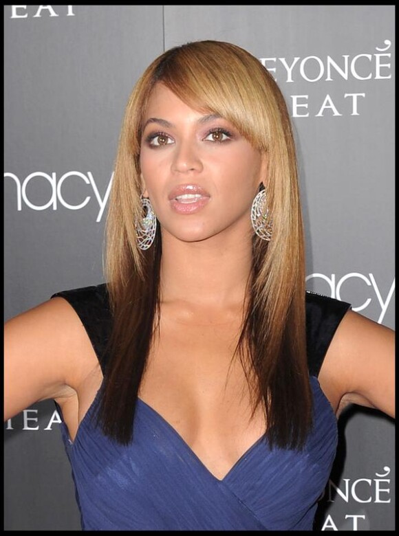 Beyoncé lors de la présentation de son parfum Heat à New York le 3 février 2010