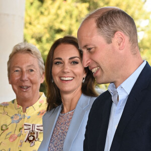 Le prince William, duc de Cambridge, et Catherine (Kate) Middleton, duchesse de Cambridge, visitent le musée Fitzwilliam de l'Université de Cambridge, Royaume Uni, le 23 juin 2022. Le couple princier va découvrir une peinture d'eux-mêmes qui sera révélé au public pour la première fois. 