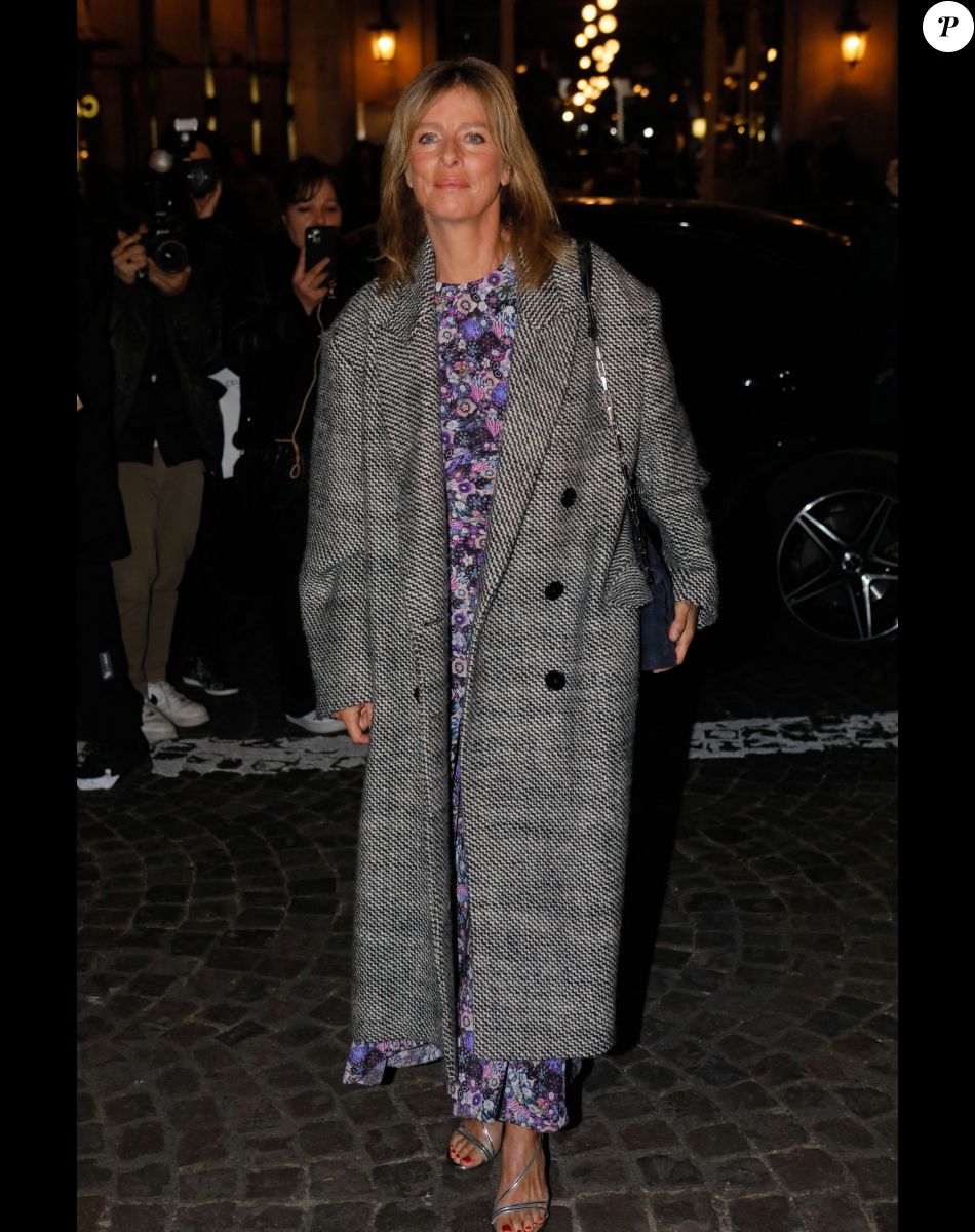 Karin Viard - Arrivées au défilé de mode automne-hiver 2022/2023 "Isabel Marant" lors de la fashion week de Paris. Le 3 mars 2022 © Veeren-Christophe Clovis / Bestimage