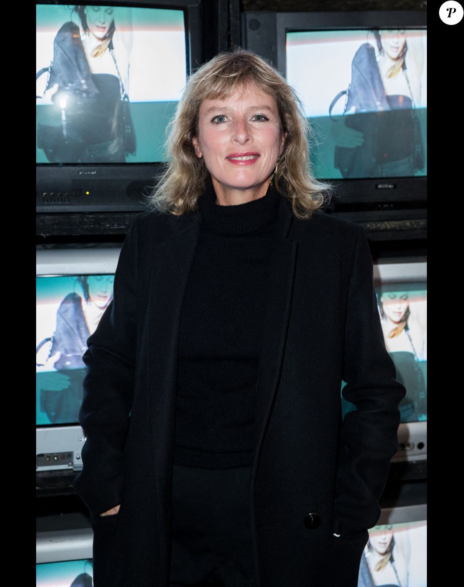 Exclusif - Karin Viard lors de la soirée de lancement du sac Kate Moss pour IKKS à l'hôtel Amour à Paris le 22 octobre 2020. © Cyril Moreau / Bestimage