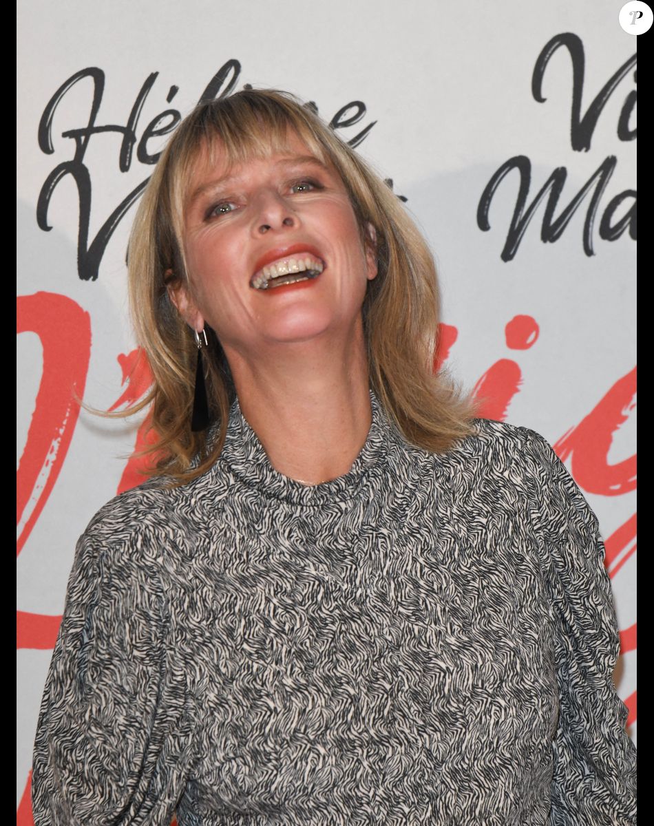 Karin Viard lors de l'avant-première du film "L'origine du monde" au cinéma UGC Normandie à Paris le 13 octobre 2020. © Coadic Guirec / Bestimage