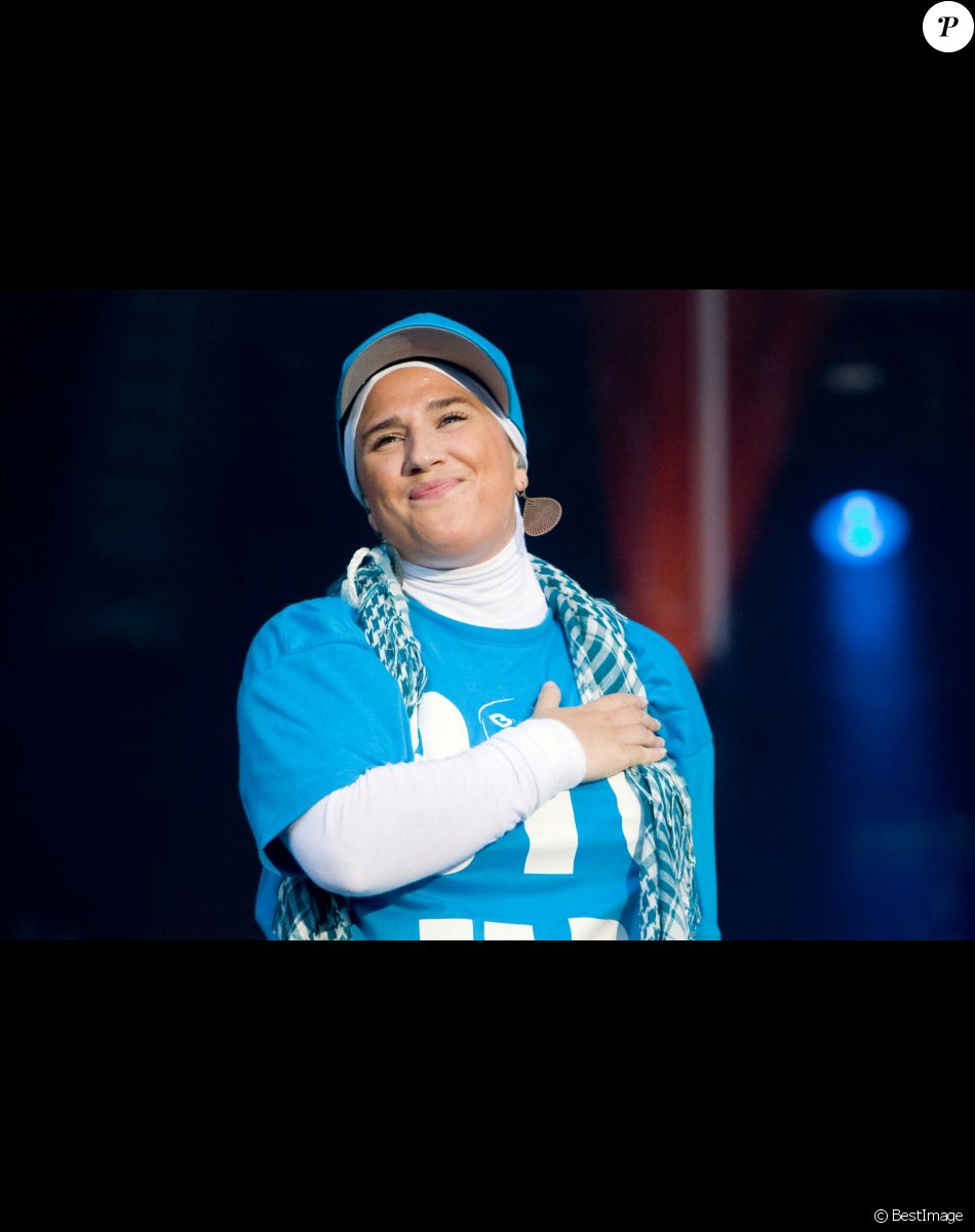 La rappeuse Diam's (Mélanie Georgiades).