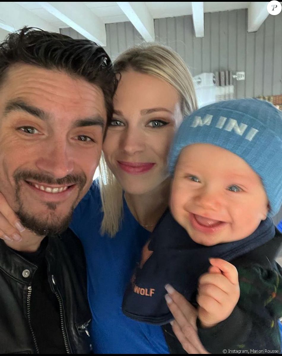 Marion Rousse, Julian Alaphilippe et leur fils Nino.