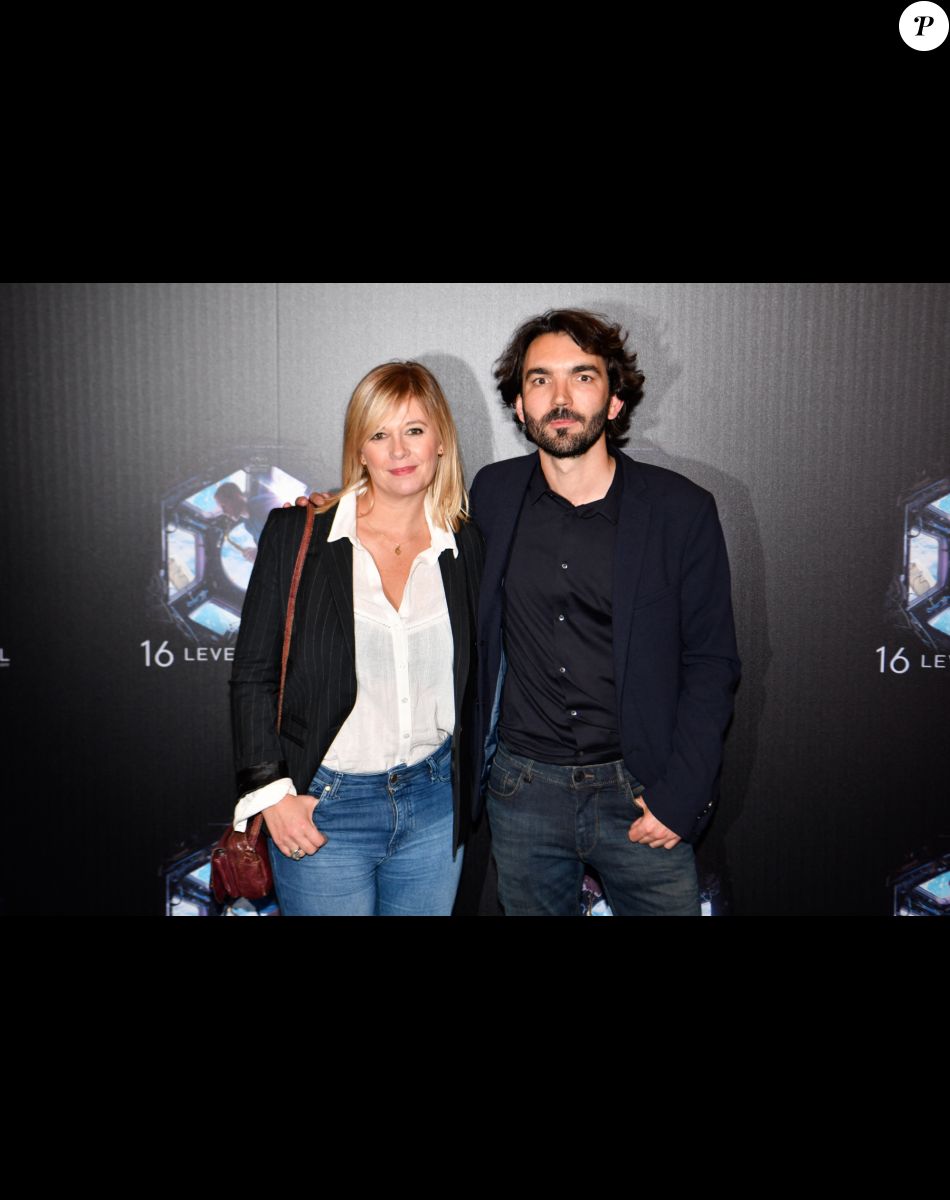 Flavie Flament et Pierre-Emmanuel Le Goff - Avant-première du documentaire "16 levers de soleil" au cinéma Le Grand Rex à Paris, le 25 septembre 2018. © Francis Petit/Bestimage