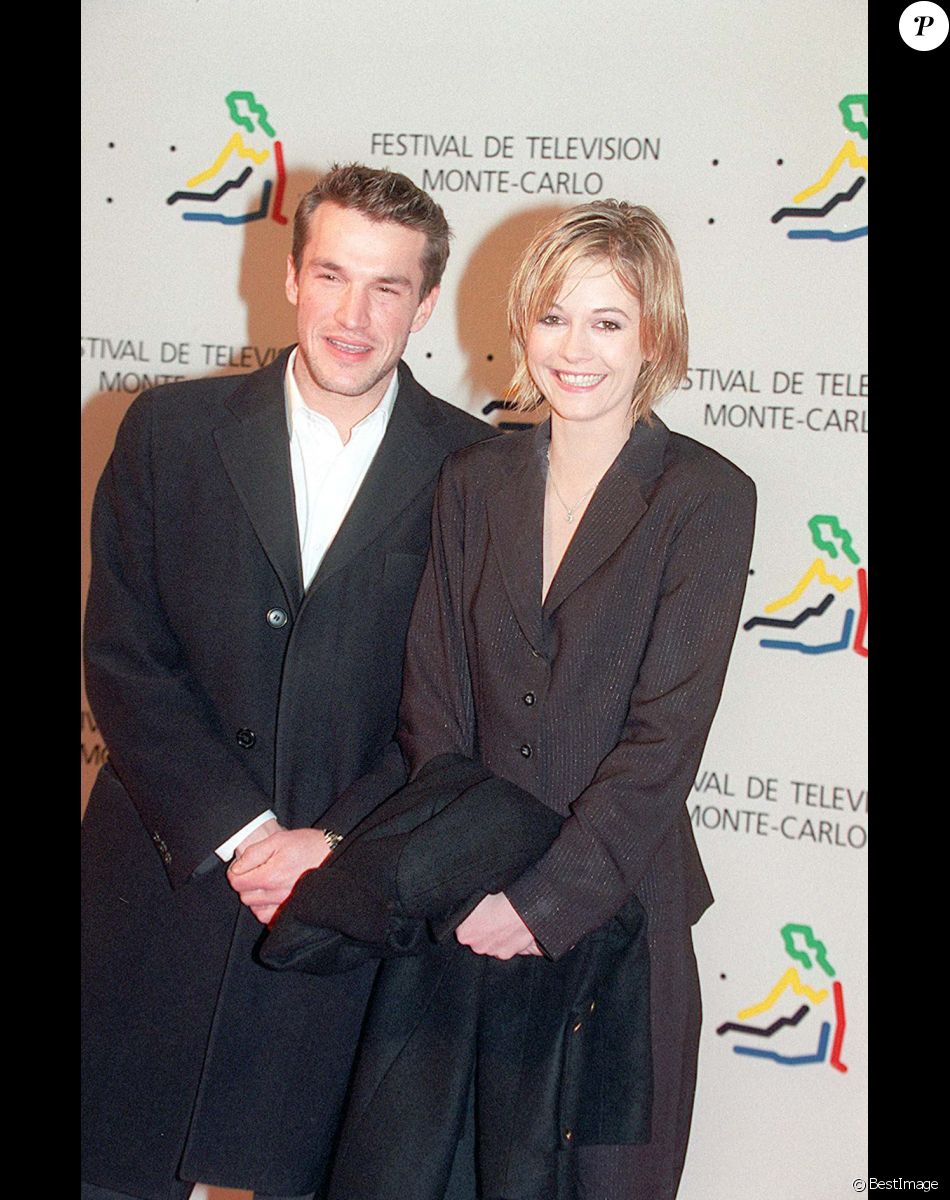 Benjamin Castaldi et Flavie Flament au 41e Festival de la télévision de Monte-Carlo.