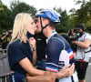 Julian Alaphilippe et Marion Rousse - Championnats du Monde UCI - Elite Hommes en Belgique le 26 septembre 2021.