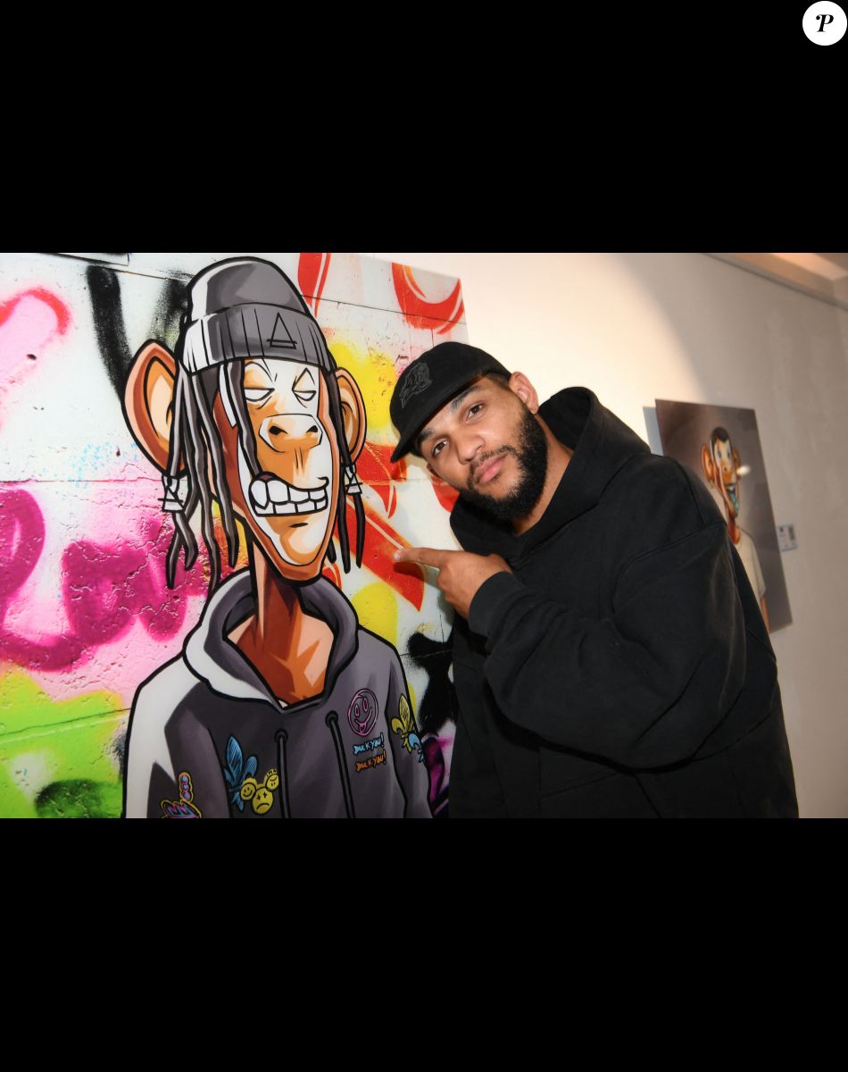 Exclusif - Soirée NFT release party au Ellia Art Gallery à Paris, le 27 juin 2022. © Rachid Bellak/Bestimage