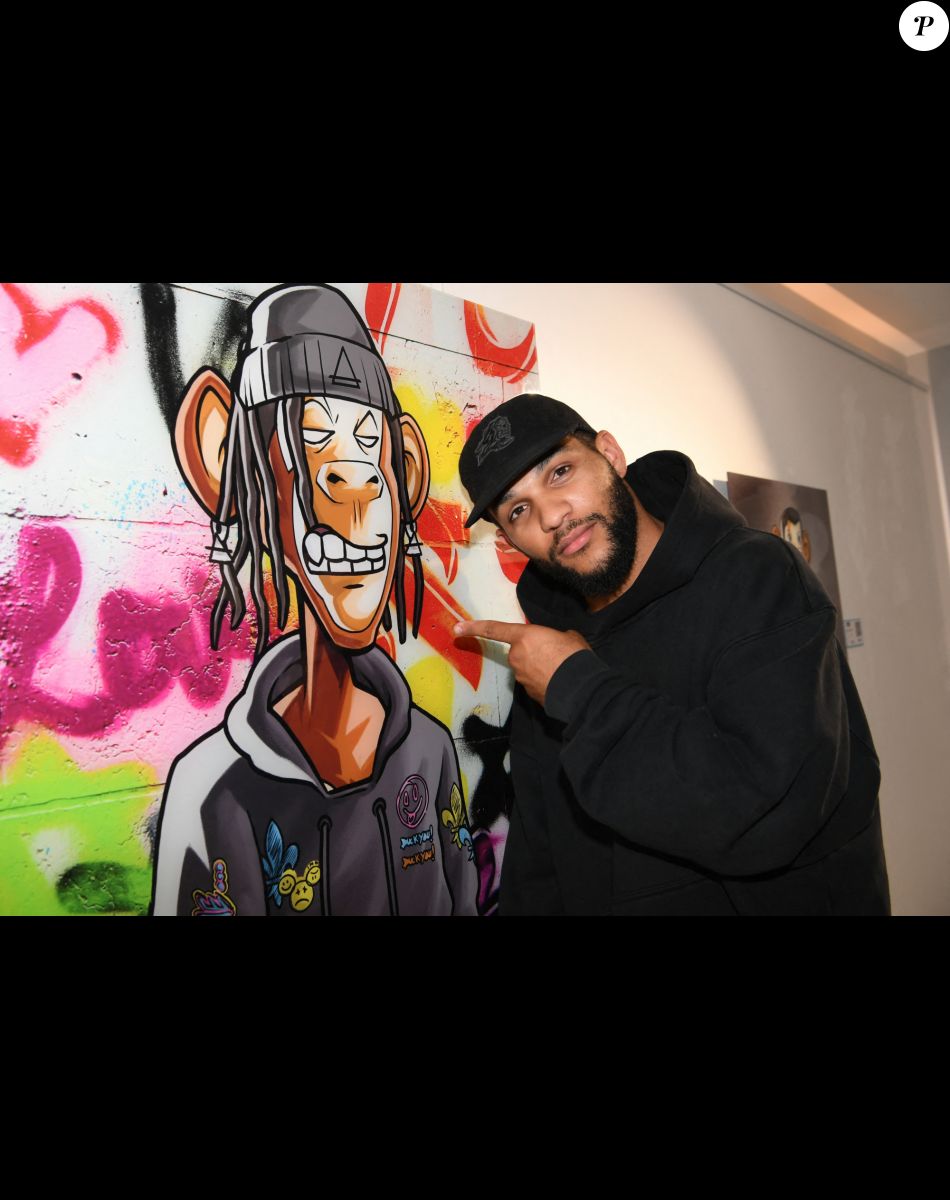 Exclusif - Soirée NFT release party au Ellia Art Gallery à Paris, le 27 juin 2022. © Rachid Bellak/Bestimage