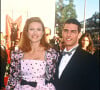 Tom Cruise et Mimi Rogers à la cérémonie des Oscars à Los Angeles le 31 mars 1989