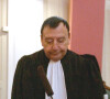 Pierre Gonzales de Gaspar, avocat de la famille des victimes d'Emile Louis, durant son procès le 3 novembre 2004