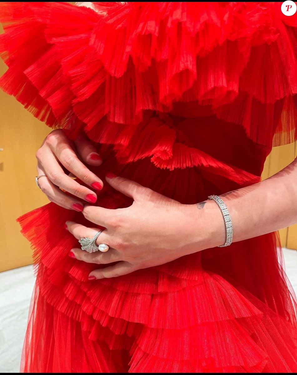 Camille Gottlieb fait le show à Monte-Carlo dans une superbe robe rouge, le 21 juin 2022