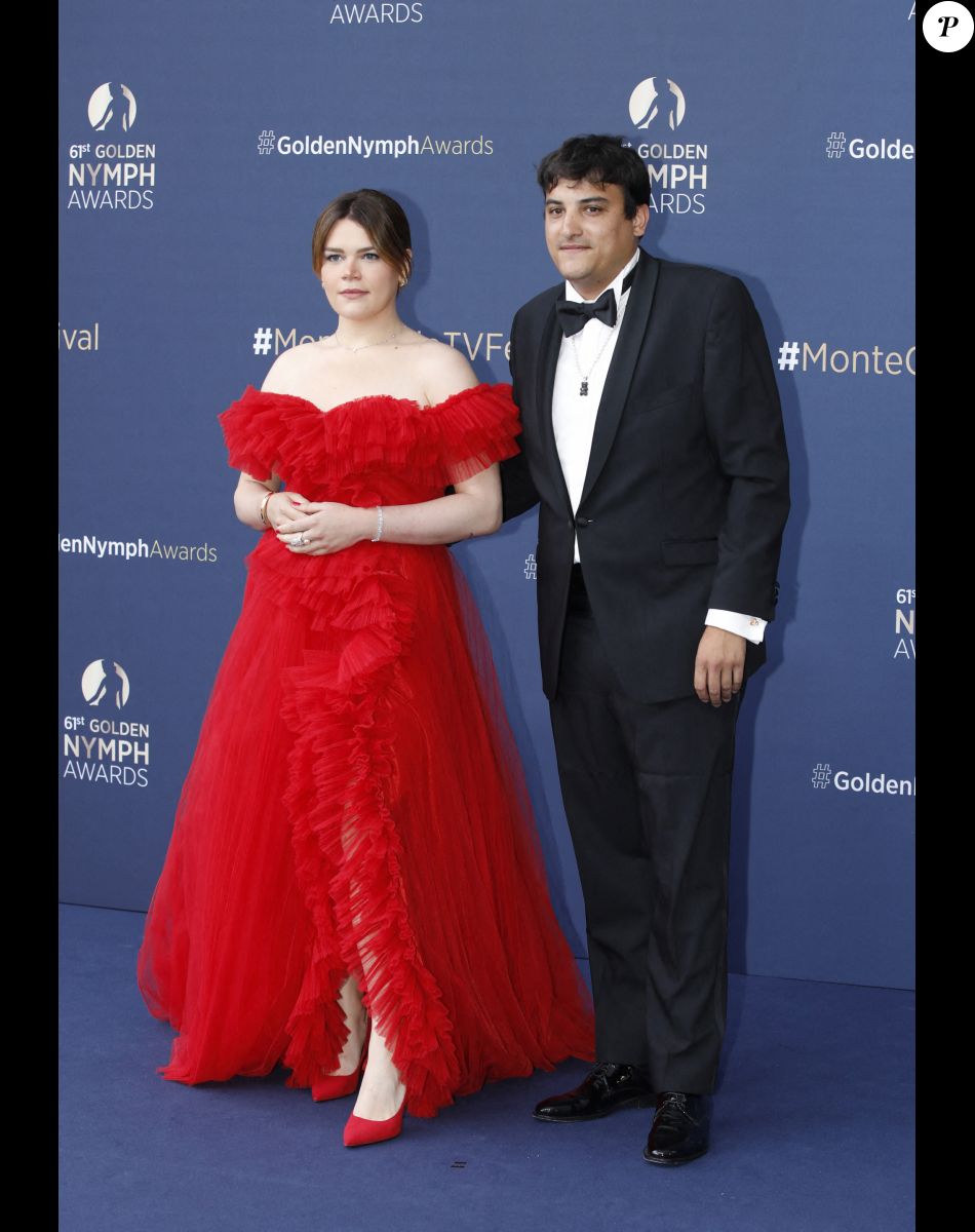 Camille Gottlieb et son meilleur ami, Médy Anthony - Cérémonie de clôture du 61ème Festival de Télévision de Monte Carlo le 21 juin 2022. © Denis Guignebourg/Bestimage