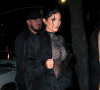 Kylie Jenner, enceinte, arrive à la soirée d'anniversaire de Fai Khadra au restaurant "Lucali" à New York City, New York, Etats-Unis, le 9 septembre 2021.