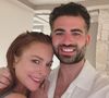Lindsay Lohan et son mari Bader Shammas sur Instagram.