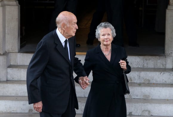 Valéry Giscard d'Estaing et sa femme Anne-Aymone 