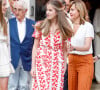 La princesse Leonor et l'infante Sofia d'Espagne visitent le théâtre-musée Dali et assistent à la remise du "Prix de la Fondation Princesse de Gérone 2022" à Figueres, le 3 juillet 2022. 