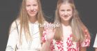Leonor et Sofia d'Espagne complices : en solo pour leur premier engagement entre soeurs, les ados rayonnent