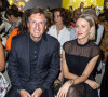 Pietro Beccari (PDG Christian Dior) et Naomi Watts au front row du défilé de mode Haute-Couture automne-hiver 2022-2023 "Dior" à Paris, France, le 4 juillet 2022. © Olivier Borde/Bestimage 