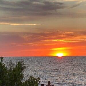 Coucher de soleil pris par Anne-Sophie Lapix