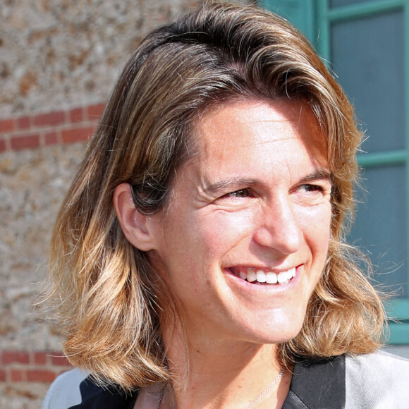 Amélie Mauresmo (Directrice du Tournoi) - Tirage au sort des Internationaux de France de Tennis de Roland Garros à l'Orangerie située dans le Jardin des Serres d'Auteuil. Bertrand Rindoff/Bestimage
