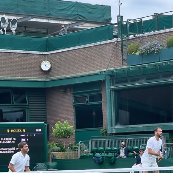 Nolwenn Leroy à Wimbledon pour soutenir Arnaud Clément.