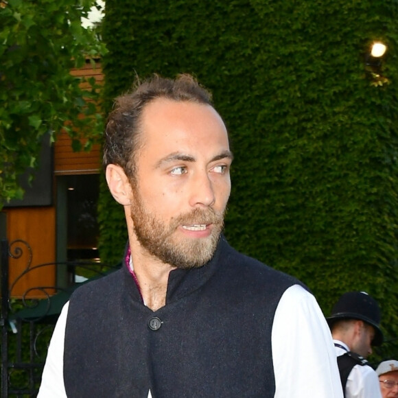 James Middleton - Les célébrités quittent Wimbledon à Londres, le 12 juillet 2019. 