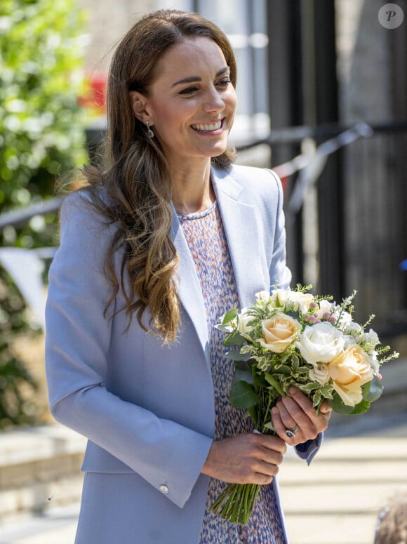 Kate Catherine Middleton, duchesse de Cambridge, en visite au musée Fitzwilliam de l'Université de Cambridge. Le 23 juin 2022 