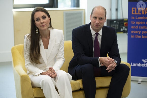 Catherine Kate Middleton, duchesse de Cambridge, et le prince William, duc de Cambridge rencontrent des talents de la communauté caribéenne chez Elevate à Londres
