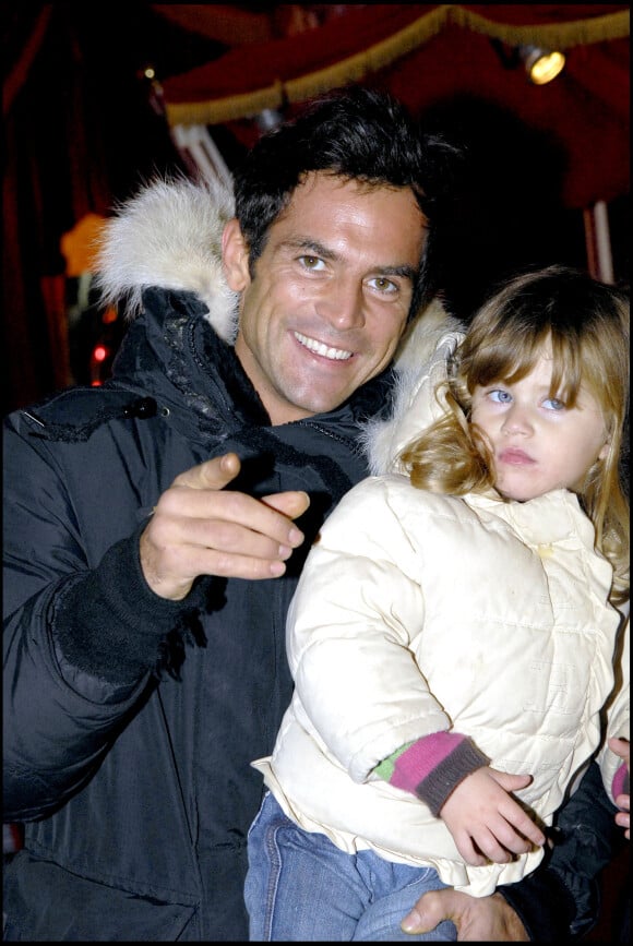 Filip Nikolic et sa fille Sasha - Soirée caritative au cirque Arlette Gruss au profit de l'association "Rêves"