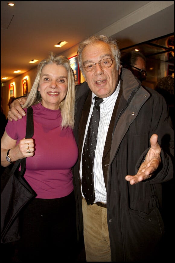 Michel Chevalet et sa femme Josiane - Henri Salvador tire sa révérence et fait ses adieux à la scène lors d'un concert au palais des congrès de Paris le 21 décembre 2007