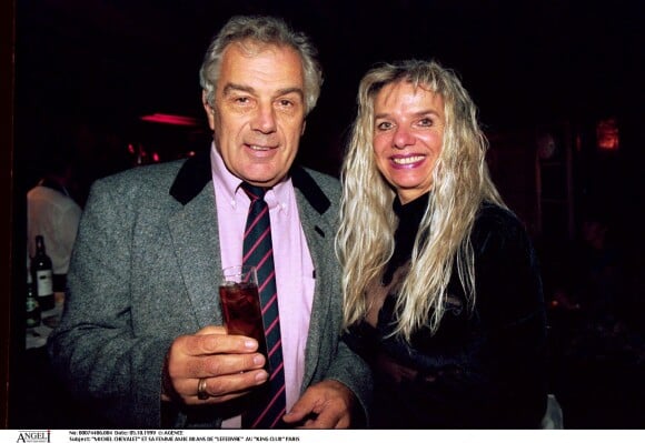Michel Chevalet et sa femme Josiane - 80 ans de "Lefèbvre" au King Club à Paris le le 5 octobre 1999
