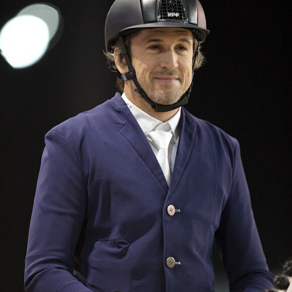 Guillaume Canet - Jour 1 - Compétition équestre, jumping, Longines Masters de Paris à Villepinte, le 5 décembre 2019. © Pierre Perusseau / Bestimage 