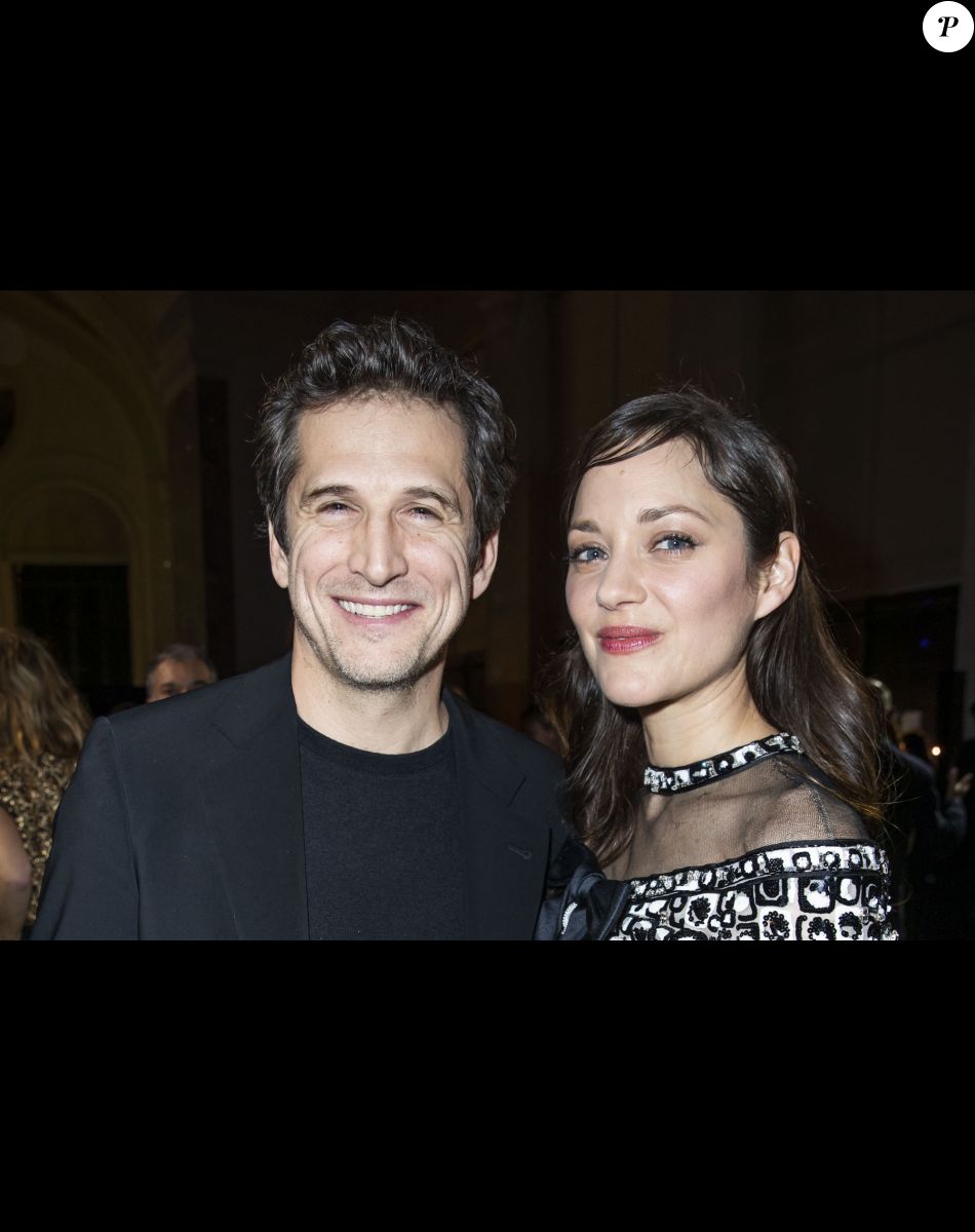 Guillaume Canet et sa compagne Marion Cotillard (en Chanel) - Intérieur du dîner Chanel des révélations César 2020 au Petit Palais à Paris, le 13 janvier 2020. © Olivier Borde/Bestimage