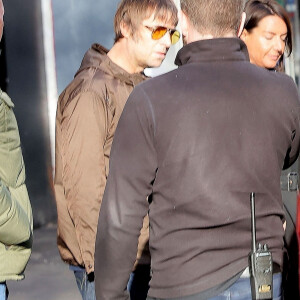 Liam Gallagher à la sortie des studios de Global Radio à Londres, le 1er février 2022. 