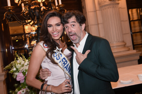 Semi Exclusif - Diane Leyre, miss France 2022, Stéphane Plaza lors du gala de l'association "Les bonnes fées" à l'InterContinental Paris le 14 juin 2022. © Rachid Bellak / Bestimage 