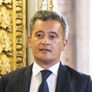 Gérald Darmanin, ministre de l'Intérieur et des Outre-mer - Elisabeth Borne, première ministre, prononce son discours de politique générale au Sénat à Paris le 6 juillet 2022