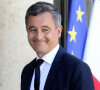 Le ministre français de l'intérieur, Gérald Darmanin - Les ministres arrivant à une réunion de cabinet après l'annonce du gouvernement Borne 2 au palais de l'Elysée à Paris
