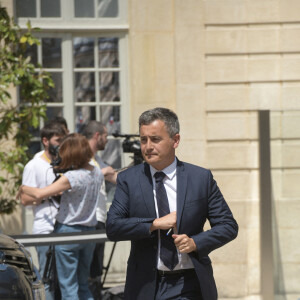 Gérald Darmanin, ministre de l'Interieur - Les ministres français arrivent pour la réunion de travail autour de la Première ministre à l'hôtel de Matignon à Paris, France, le 21 juin 2022. © Giancarlo Gorassini/Bestimage