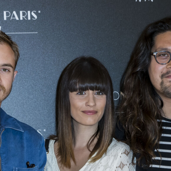 Lulu Gainsbourg et sa compagne Lilou - Soirée d'ouverture du nouveau flagship H&M avec la présentation de la nouvelle collection exclusive "Bonjour Paris" au 1-3 rue Lafayette à Paris, le 19 juin 2018. © Olivier Borde/Bestimage 