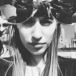Lulu Gainsbourg et sa chérie Lilou à New-York.