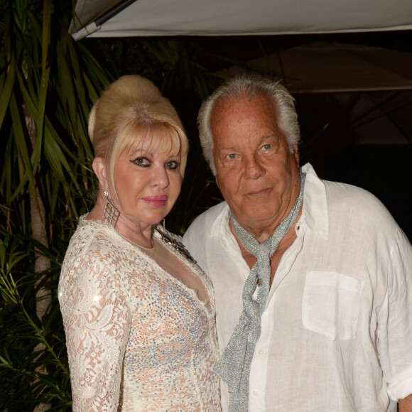 Ivana Trump et Massimo Gargia - M.Gargia fête son 78ème anniversaire à l'hôtel de Paris à Saint-Tropez, Côte d'Azur, France. © Rachid Bellak/Bestimage 