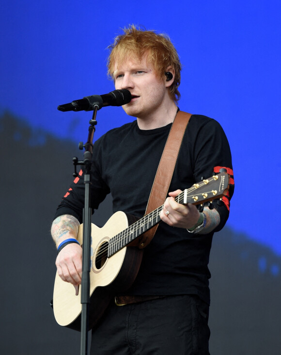 Ed Sheeran en concert au Radio 1 Big Weekend à Coventry, Royaume Uni. 