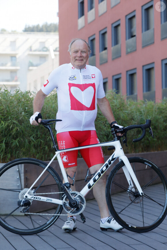 Roger Legeay - Portraits des personnalités participant à l'étape du coeur de l'association "Mécénat Chirurgie Cardiaque" (MCC) à l'Hôtel Ibis Centre lors du tour de France, St Etienne, France, le 14 juillet 2022. © Christophe Clovis / Bestimage 