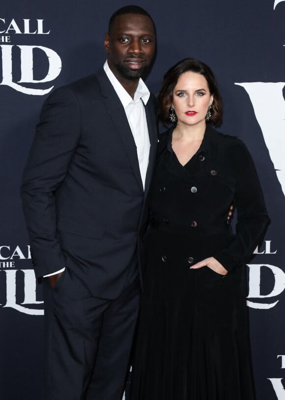 Omar Sy et sa femme Hélène à la première du film "The Call of the Wild" à Los Angeles, le 13 février 2020.  Celebrities at the premiere of the movie "The Call of the Wild" in Los Angeles, February 13, 2020. 