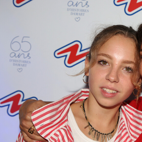 Emma de Caunes et sa fille Nina Blanc-Francard (fille de Sinclair) - Soirée "Tricolore Party" pour célébrer le 65ème anniversaire du Thermolactyl de Damart à la Maison Molière à Paris le 13 septembre 2018. © Denis Guignebourg/Bestimage