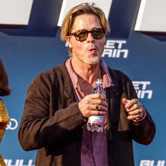 Brad Pitt à la première du film "Bullet Train" à Berlin, le 19 juillet 2022. 