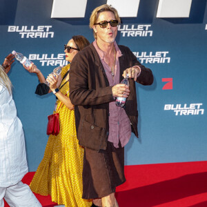 Brad Pitt à la première du film "Bullet Train" à Berlin, le 19 juillet 2022. 