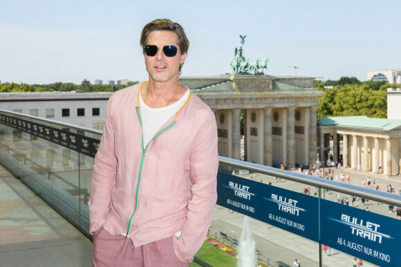 Brad Pitt - Photocall du film "Bullet Train" à l'Académie des Beaux-Arts à Berlin. Le 19 juillet 2022