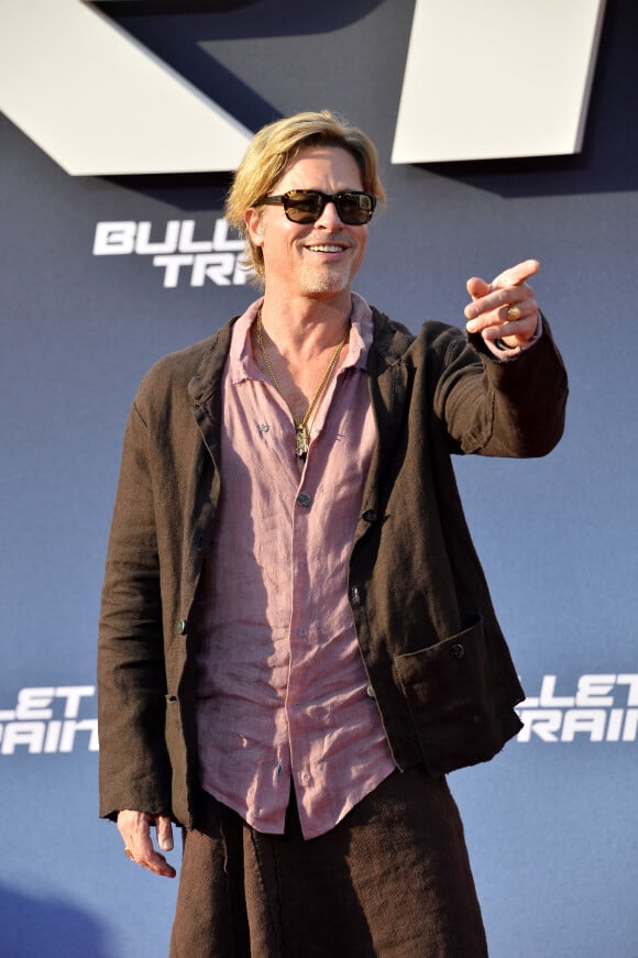 Brad Pitt à la première du film "Bullet Train" à Berlin. 